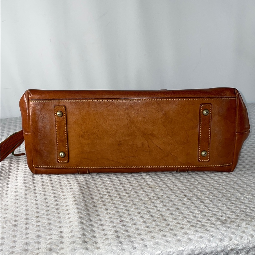 DOONEY & BOURKE FLORENTINE LEATHER SATCHEL WITH WALLET FTL-01-020 - Picture 9 of 14